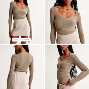 Abercrombie LuxeLoft Wrap Bodysuit